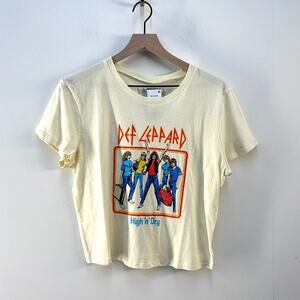 Urban Outfitters Def Leopard Baby Band Tee Size XXL Graphic 80's NEW with tags